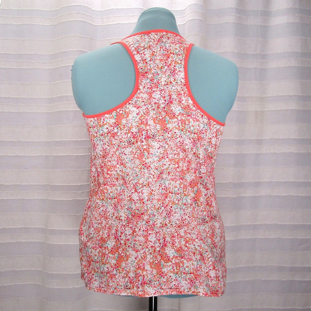 Splendid Splatter Print Button Down Tank Top - S - image 3